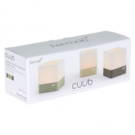 Lot de 3 Photophores CUUB FERMOB