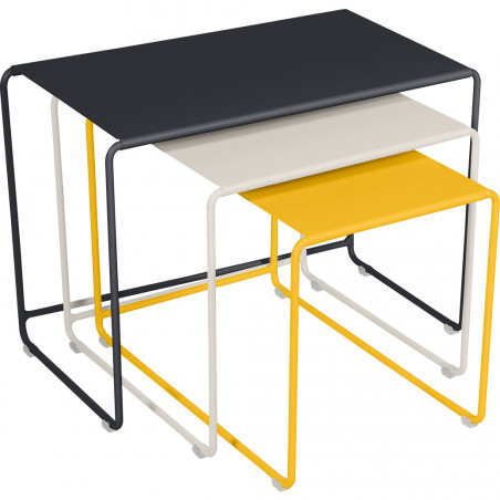 Trio de tables basses gigognes - OULALA FERMOB