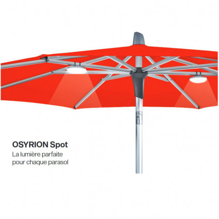 Lot de 2 spots d'éclairage pour parasol OSYRION - GLATZ