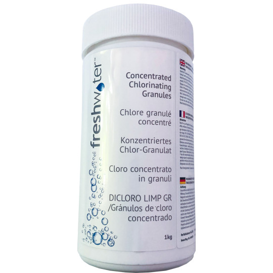 Chlore Granulé Concentré FRESHWATER Produit d'entretien pour Spas