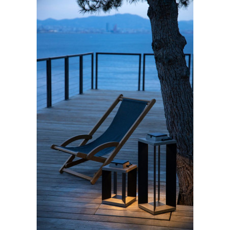 Lanterne Solaire TECKALU Noir 36 cm Lanterne Solaire TECKALU Noir 36 cm