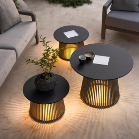 Table basse lumineuse...