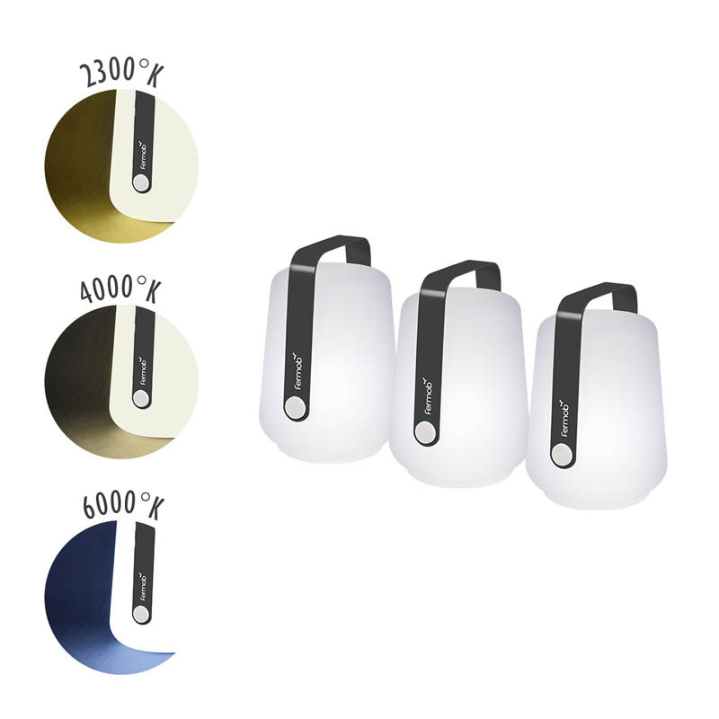 Lot de 3 Lampes H.12 cm BALAD FERMOB